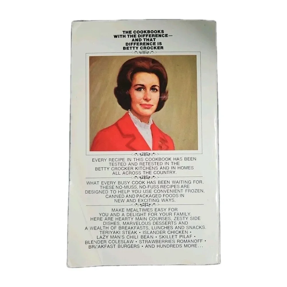 Betty Crocker's Good and Easy Cookbook 1975 3rd Printing  2nd In The Series